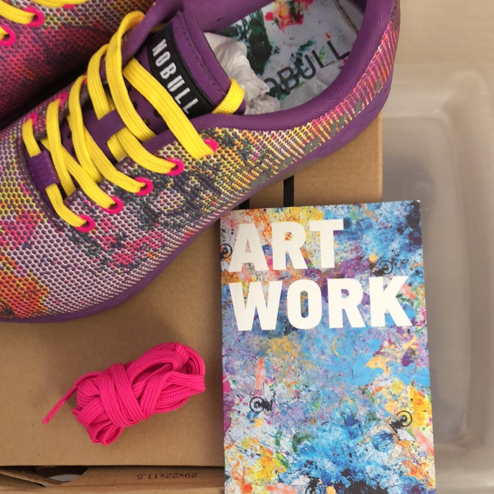 NoBull NEW IN BOX Sam Dancer art work  trainer size 8.5/10 men/wmn - Picture 9 of 10